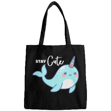 Discover Stay Cute, Narwhal Bags