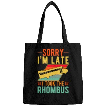Discover Math Teacher School Bus Driver Rhombus Bags