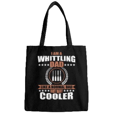 Discover Funny Whittler Dad For Men Bags