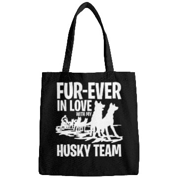 Discover Mushing Fur-Ever In Love With My Husky Team Bags