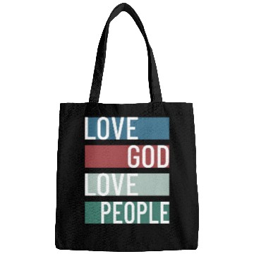 Discover Love God Love People Bags