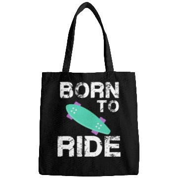 Discover born to ride skateboard skate rider Bags