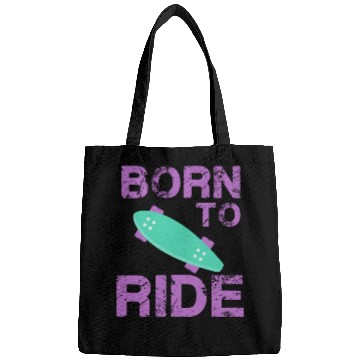 Discover born to ride skateboard skate rider Bags
