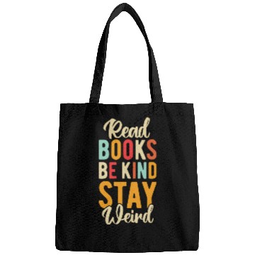 Discover Read Books Be Kind Stay Weird Bags