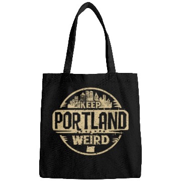 Discover Keep Portland Oregon Weird Funny Bags
