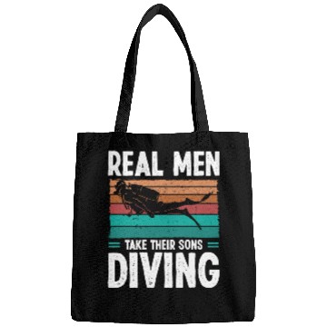 Discover Diver Real Men taker their Sons Scuba Diving Bags