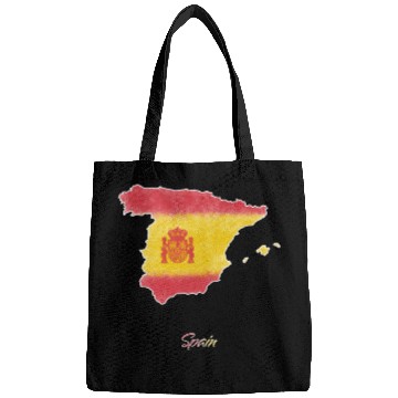 Discover Stylized Spain Map Bags