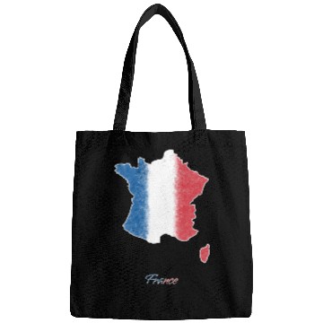 Discover Stylized France Map Bags