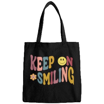 Discover Keep On Smiling Trendy Oversized Vintage Women's Bags