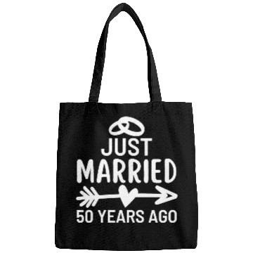 Discover Just Married 50 Years Ago Wedding Anniversary Bags