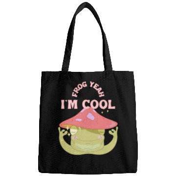 Discover FROG YEAH Funny Cute Frog Bags