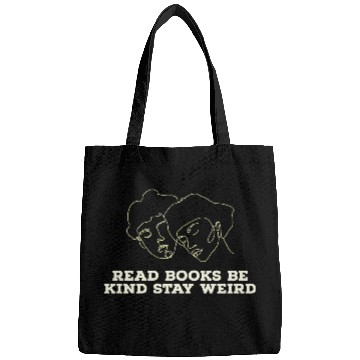 Discover Read books be kind stay weird Bags