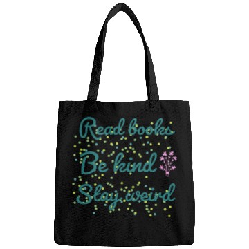 Discover Read books be kind stay weird Bags