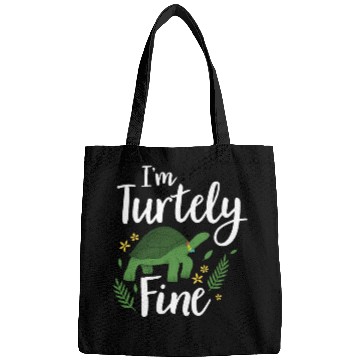Discover Turtle Relaxed Chilling Sea Ocean Beach Bags