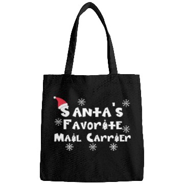 Discover Santa'S Favorite Mail Carrier Christmas Postal Wor Bags