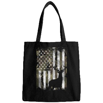 Discover Camo American Flag Deer Hunter Hunting Bags