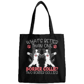 Discover Border Collie Whisperer Dog Lover Puppy Owner Pup Bags