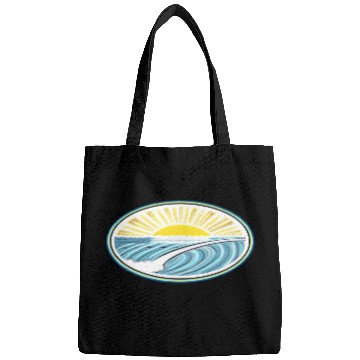 Discover Surf Sunrise Oval Bags