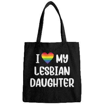 Discover I Love My Lesbian Daughter Supportive Mom Dad Bags