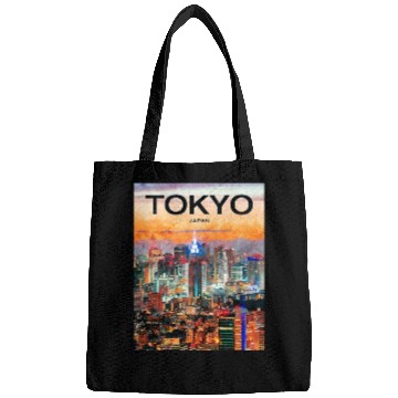 Discover Tokyo, Japan, Skyline Bags