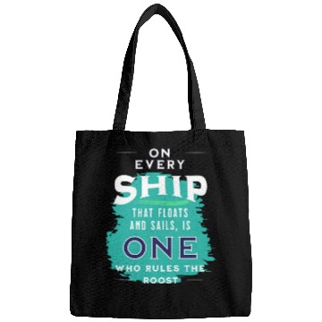 Discover sail boat sailor skipper command captain gift Bags