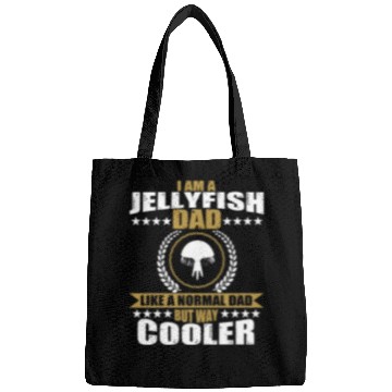 Discover Funny Jellyfish Dad Bags