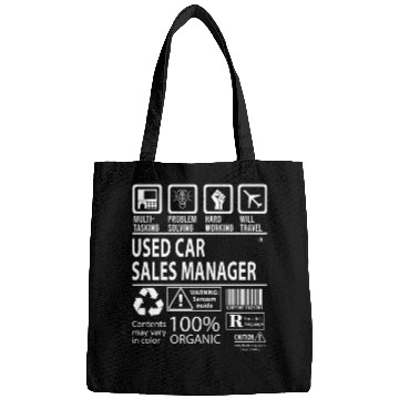 Discover Used Car Sales Manager Bags - Multitasking Job