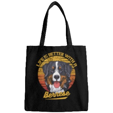 Discover Bernese Mountain Dog Lover Cartoon Bags