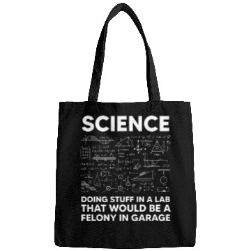 Discover Funny Science Chemistry Bags for Nerds SCIENCE