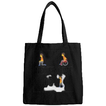 Discover Never Give Up Bags
