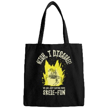 Discover Halloween Cowboy Skeleton Fun Horse Riding Bags
