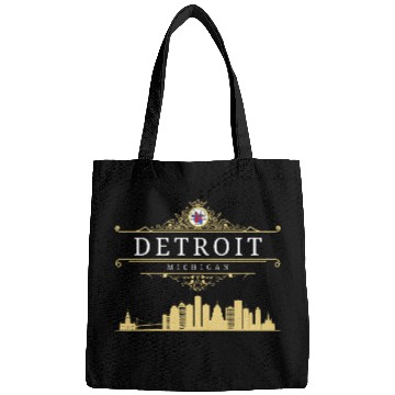 Discover Detroit Michigan Bags