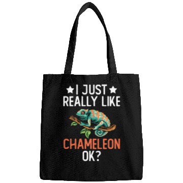 Discover I Just Really Like Chameleon Lizard Reptile Pet Bags