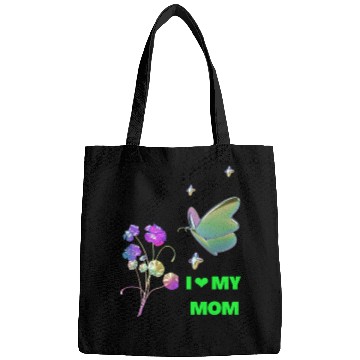 Discover i love you mom dad stylish name Bags