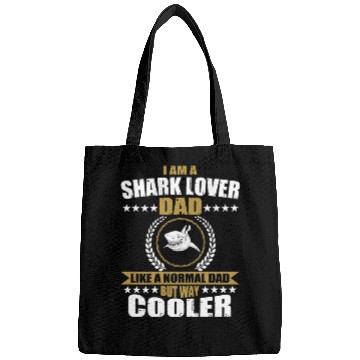 Discover Shark Lover Dad Men Bags
