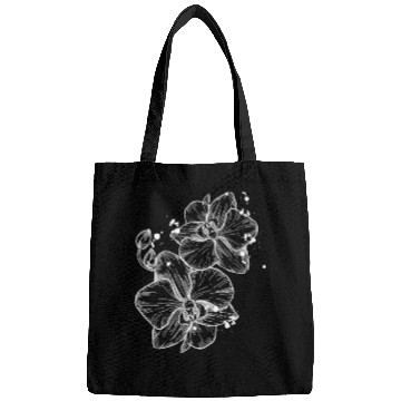 Discover Breathtaking amazing orchid (white version) Bags