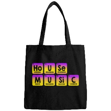 Discover Periodic Table Science Techno House Music Bags