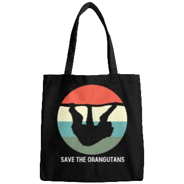 Discover Vintage Ape Monkey Save The Orangutan Bags