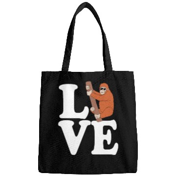 Discover I Love Monkey Ape Orangutan Bags