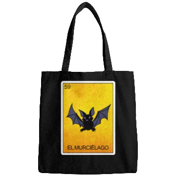 Discover El Murcielago Bat Card Mexican Lottery Card Bags