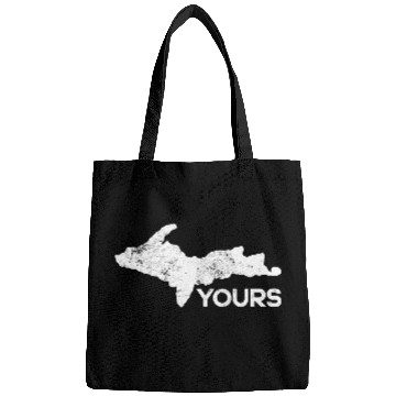 Discover U.P. Yours Upper Peninsula Funny Michigander Michi Bags