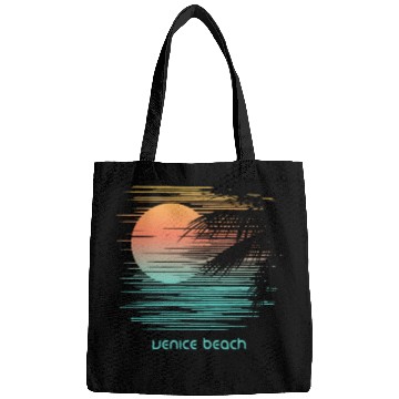 Discover Artistic Venice Beach California Palm Tree Bags