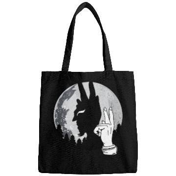 Discover Devil Shadow Puppet Evil Satan Lucifer Anrtichrist Bags