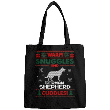 Discover Merry Christmas German Shepherd Dog Ugly Christmas Bags