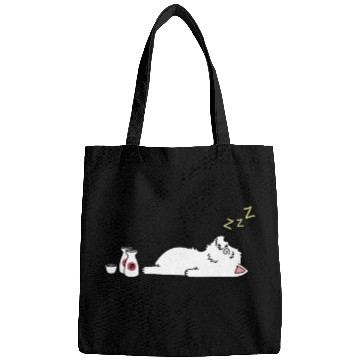 Discover Westie Sake Drunk Bags