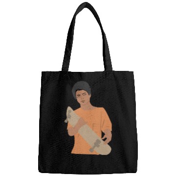 Discover Young boy with skateboard Bags