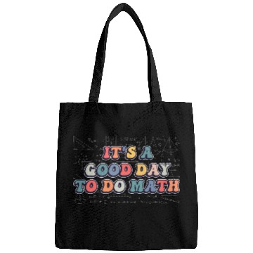 Discover It's A Good Day to Do Math Retro Funny Lover Bags