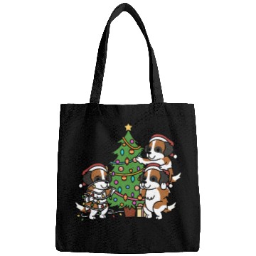 Discover Saint Bernard Christmas Tree Bags
