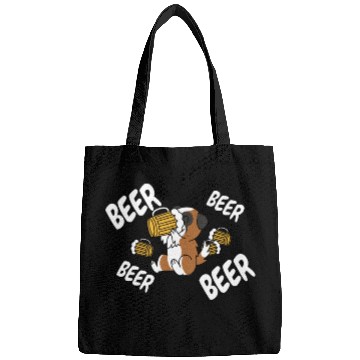 Discover Saint Bernard Drinking Beer Bags