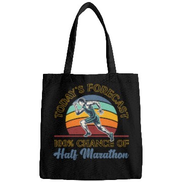 Discover Running Runner Half Marathon Retro Bags